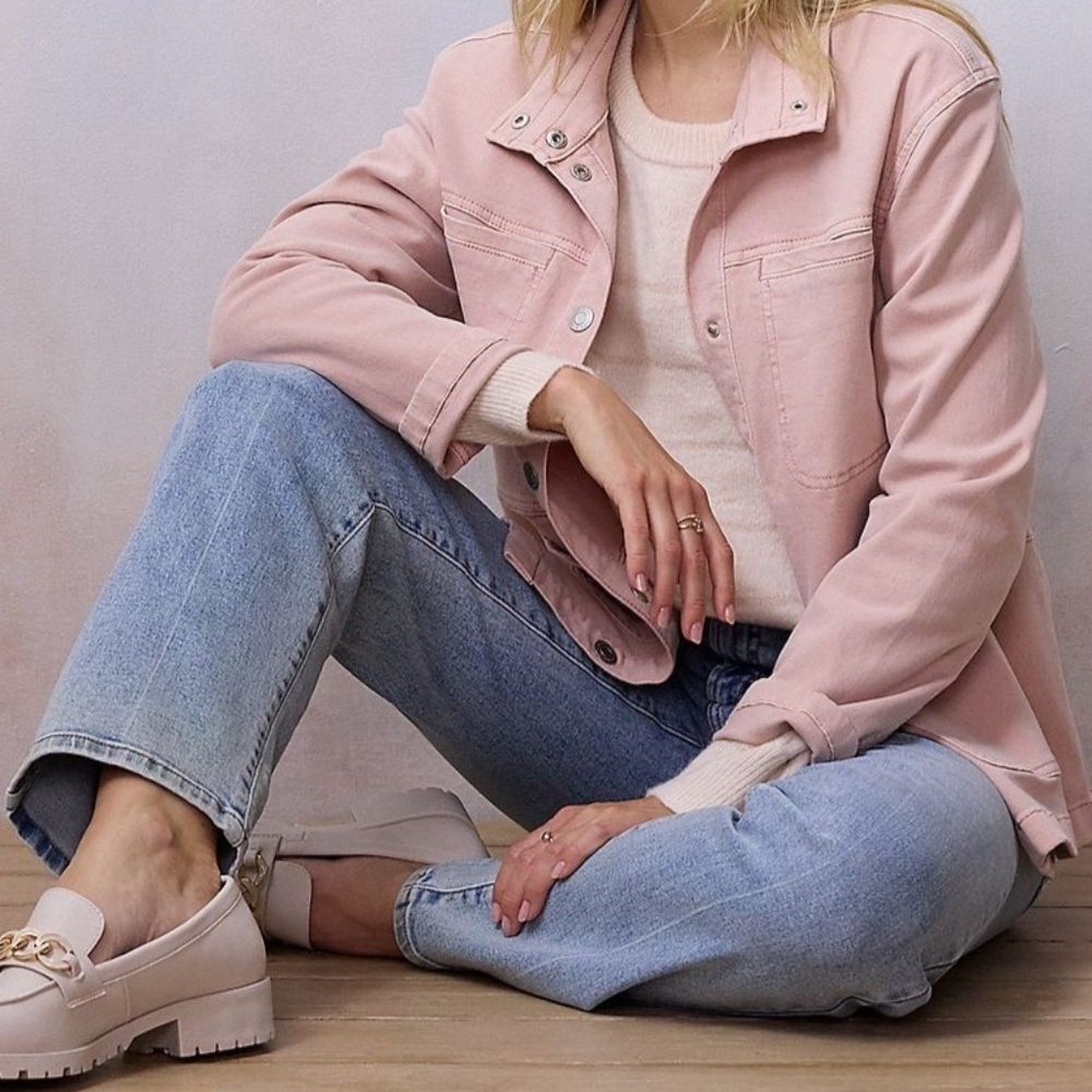 Women's Lauren Conrad Anorak Denim Jacket